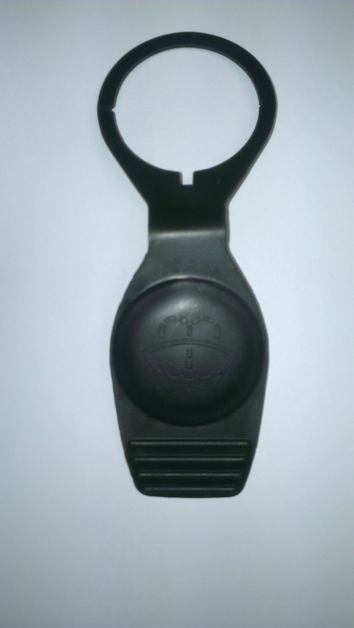 Black Washer Bottle Cap