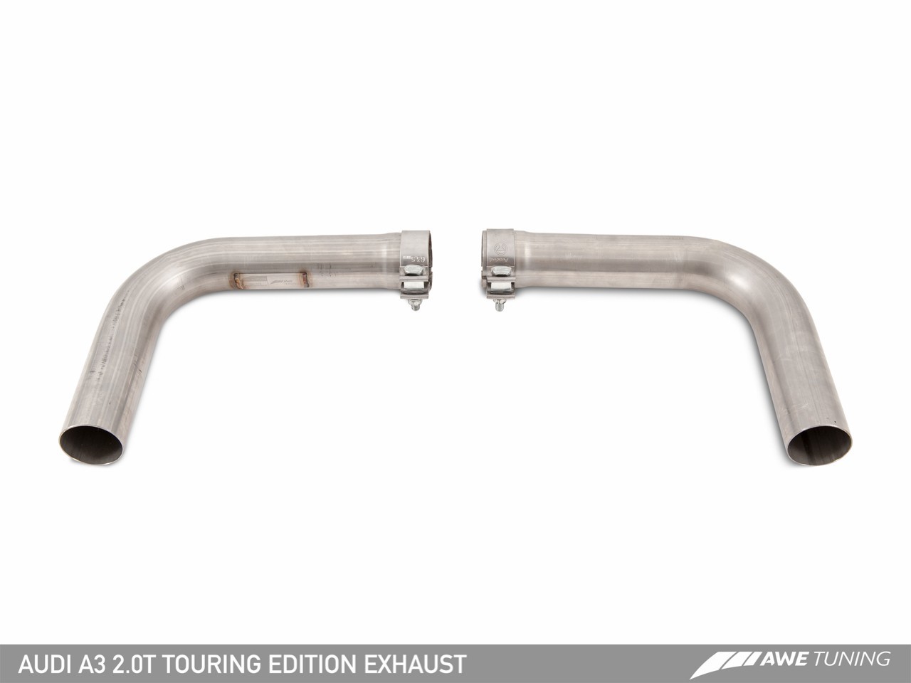 AWE Tuning Audi A3 Saloon 2.0TFSI Touring Edition Exhaust - Chrome Silver Tailpipes - Image 14