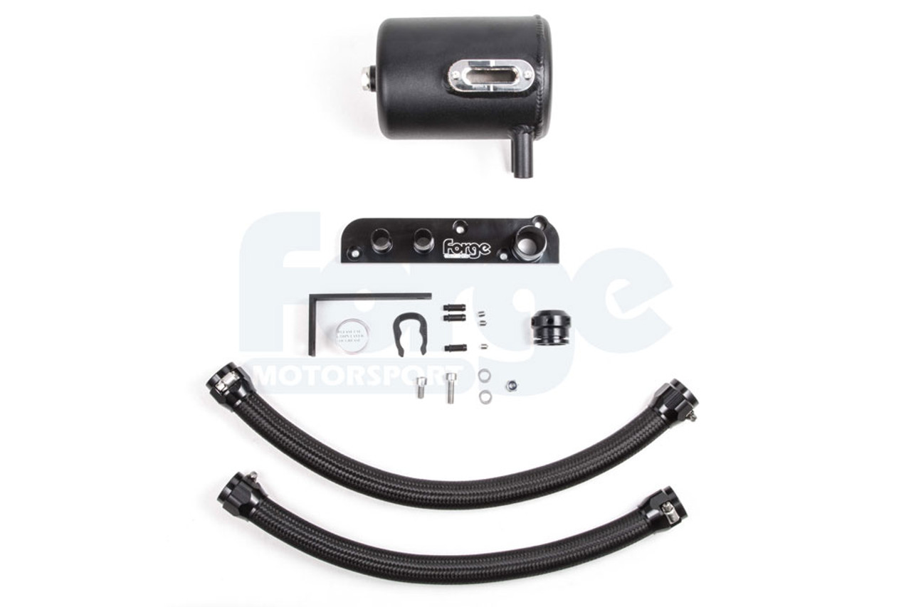 Forge Oil Catch Tank System For 2.0 TFSI Vehicles Without Charcoal Filter